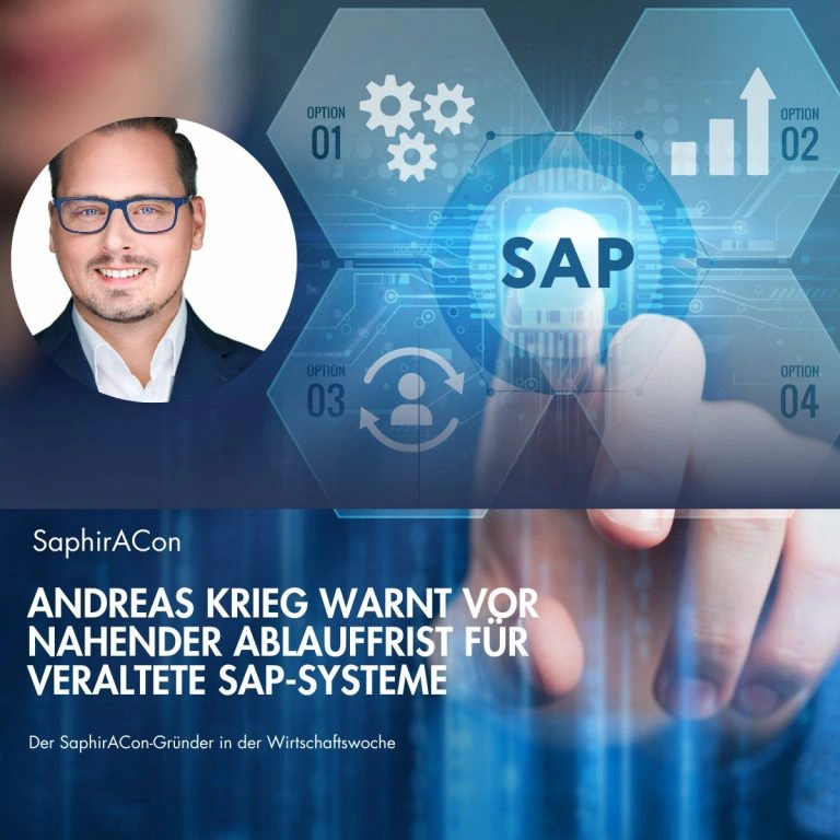 Ablauffrist für veraltete SAP-Systeme SaphirACon in der Presse